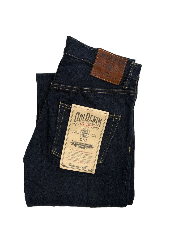 ONI200ZR-OLV 20oz Secret Denim weft Olive Wide Straight,, medium