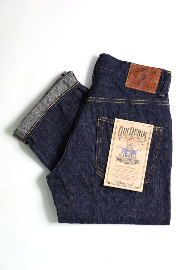 ONI022-Kiraku 12oz Kiraku Denim Relax Straight,, medium image number 0