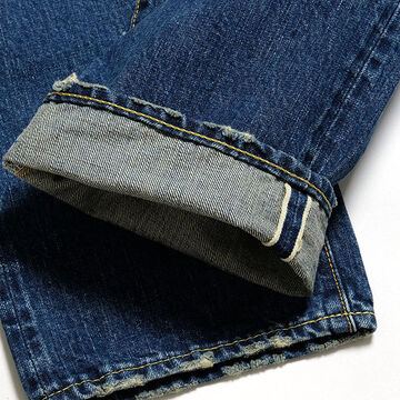 15OZ Standard Selvedge Denim Btton fly Straight Jeans,, small image number 6