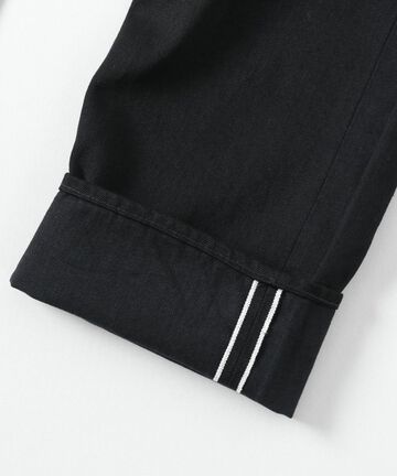J214 14oz Tapered Model Black Denim Selvedge-One Wash-31,, small image number 10