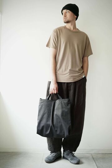 CAP709AC High Density Milcloth / Tuck Tote (BLACK),BLACK, small image number 4