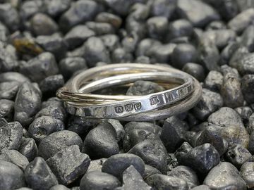 HYO-247BRS Brass Crooked Trinity RING,, small image number 6