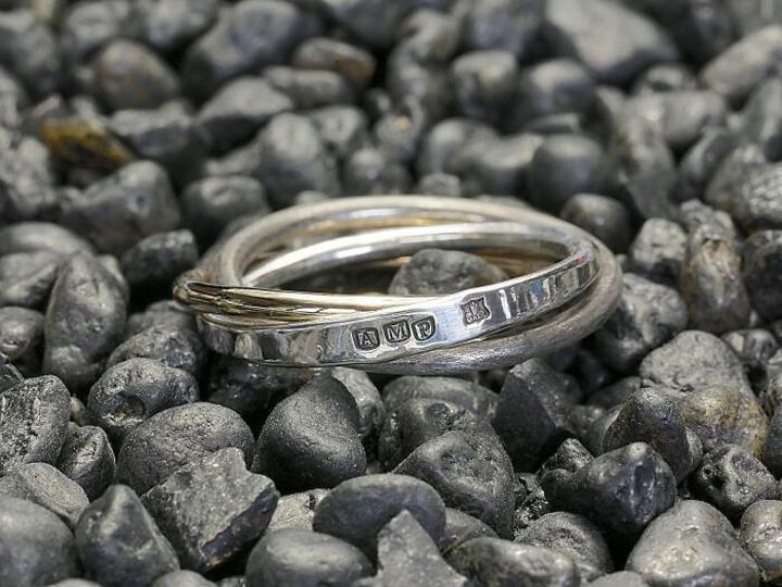 HYO-247BRS Brass Crooked Trinity RING,, medium image number 6