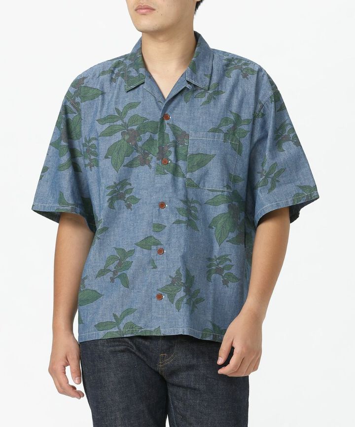 J937271 CIV COFFEE SHIRT C&ocirc;te d'Ivoire cotton-INDOGO-XL,INDOGO, medium image number 0