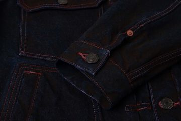 【Pre-Order】D4669 15oz No.100 Bengara-dyed Denim Jacket,, small image number 3