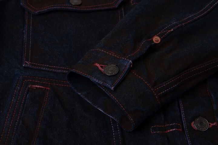 【Pre-Order】D4669 15oz No.100 Bengara-dyed Denim Jacket,, medium image number 3