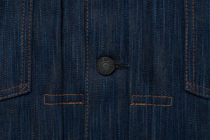 D4615 15oz Awa Sho-ai Kakishibu Denim Jacket,, medium image number 5