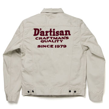 4558S Western Twill Jacket (with embroidery)-BLACK-36,BLACK, small image number 2