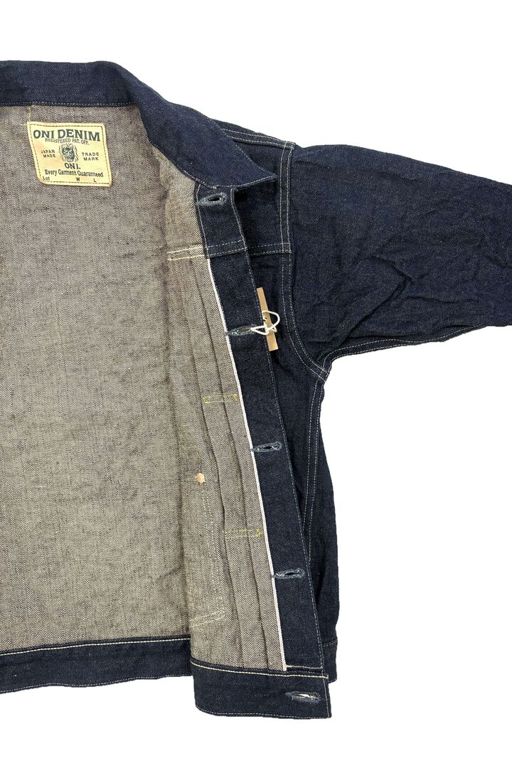 ONI03517-Ishikawadai Ishikawadai Denim Old Design Jacket,, medium image number 6