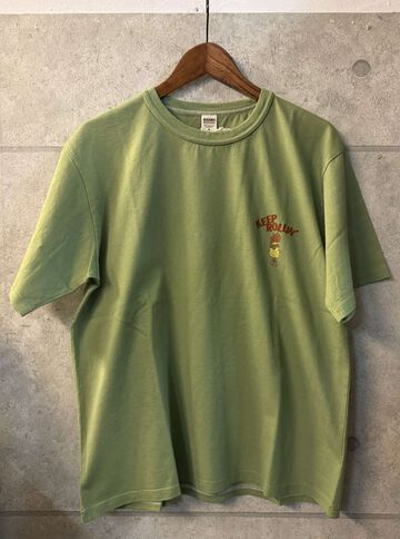 BR-26146 TOUGH-NECK SS PT-T【Keep On Rolin'】,OLIVE, small image number 0