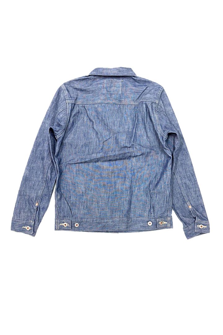 ONI02516P-SHVCH 13oz Super Heavy Chambray TypeⅡJacket With Warm Pocket,, medium image number 1