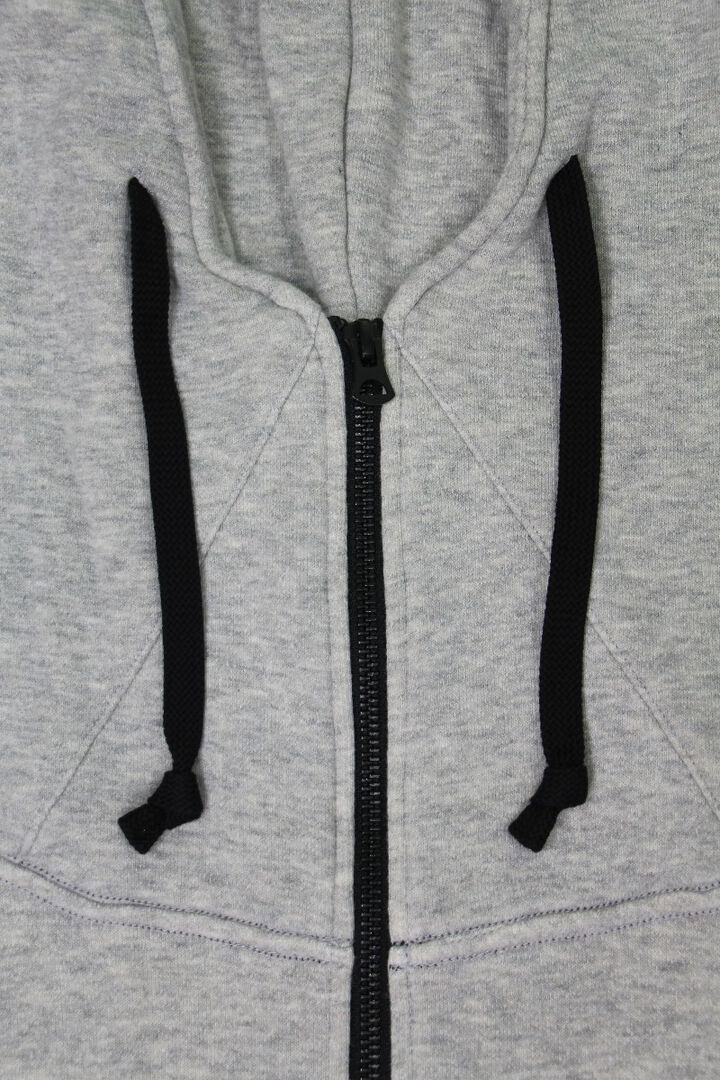 ZU2005O Loop wheeled Tsuri-ami grey 'ZUIEN' hoodie-XL,, medium image number 13