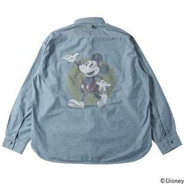 BR-25340 NAVAL SHIRTS PT,LIGHT INDIGO, small image number 2