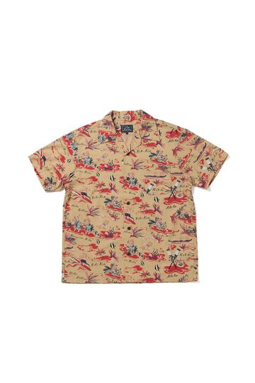 5692 Hawaiian Shirts -YELOW-38,YELOW, small image number 0