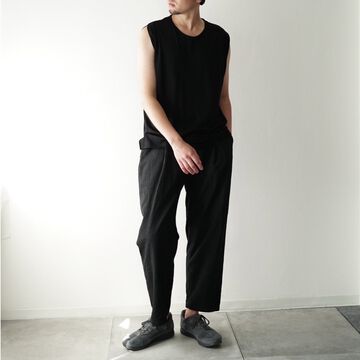 【CAPERTICA】CAP706CS29 Washable Wool Tank Top-EBONY-1,EBONY, small image number 24