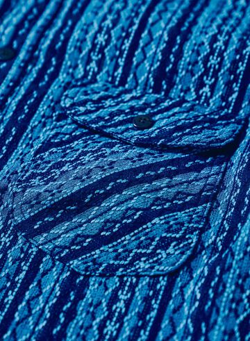 SSS25-SKS Natural Indigo Stripe Shirt,, small image number 2