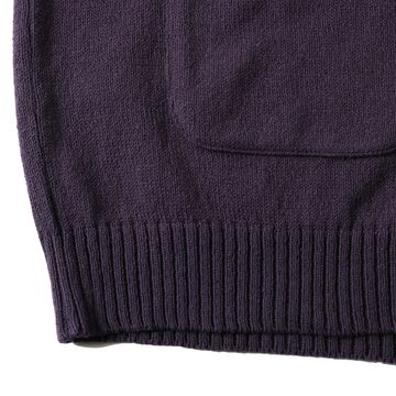 BR-25227 7G RECYCLE/C CARDIGAN,PURPLE, small image number 7