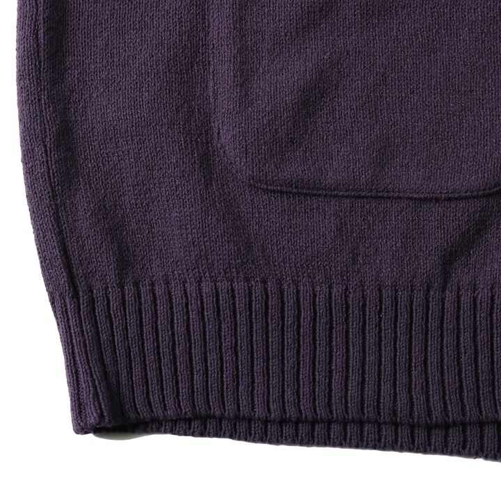 BR-25227 7G RECYCLE/C CARDIGAN,PURPLE, medium image number 7