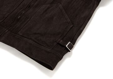 4604 Amami Mud Dyed Jacquard Jacket,BROWN, small image number 5