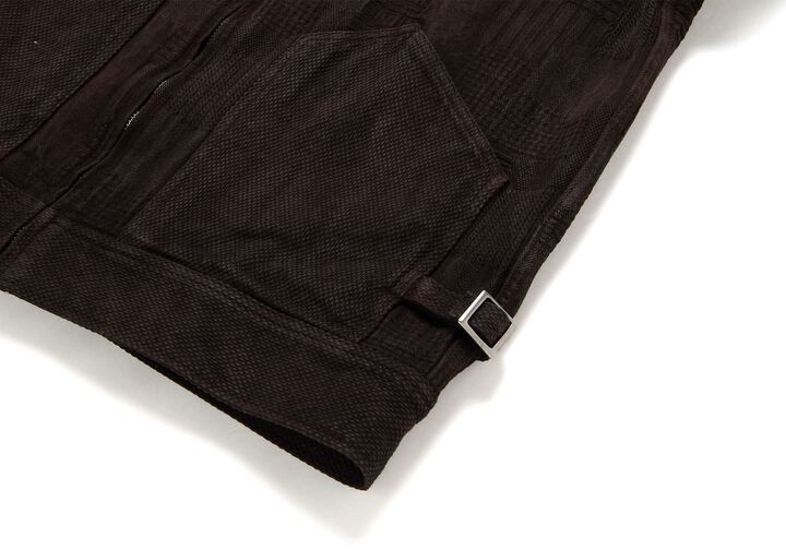 4604 Amami Mud Dyed Jacquard Jacket,BROWN, medium image number 5