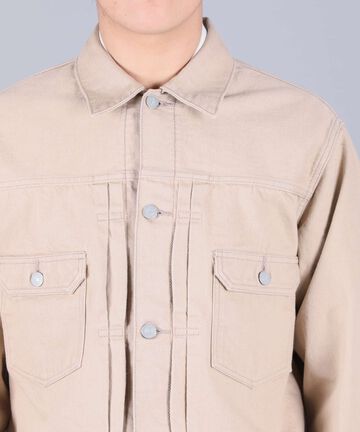 MXGJ1004 "KAKISHIBU" DYING DENIM DOUBLE POCKET JACKET,, small image number 1