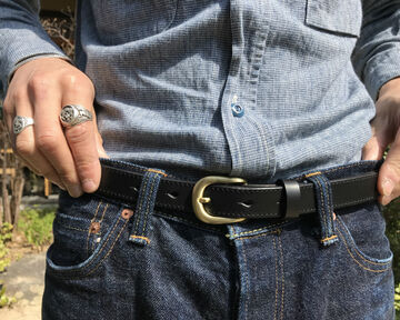 GZ-BNLB GZ-BNLB Buttero Narrow Belt (Black),, small image number 8