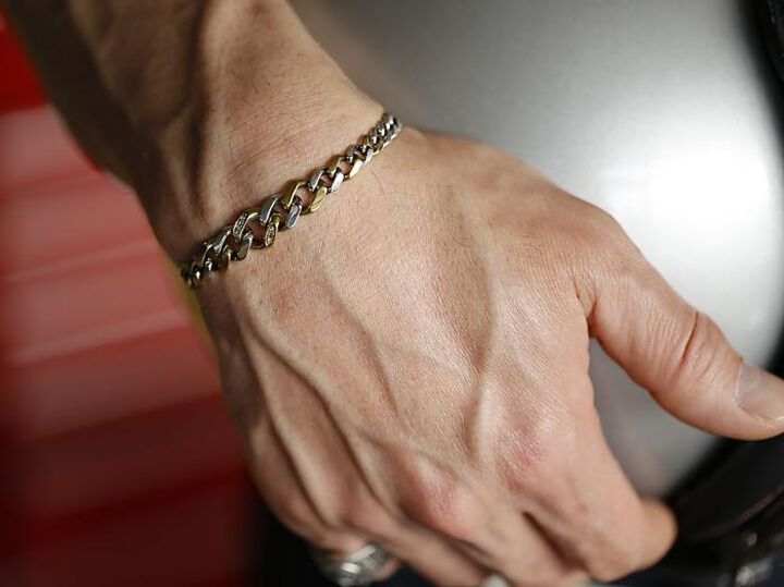 17AO-406 Gradation Cavarly Chain Bracelet -Narrow-,, medium image number 6