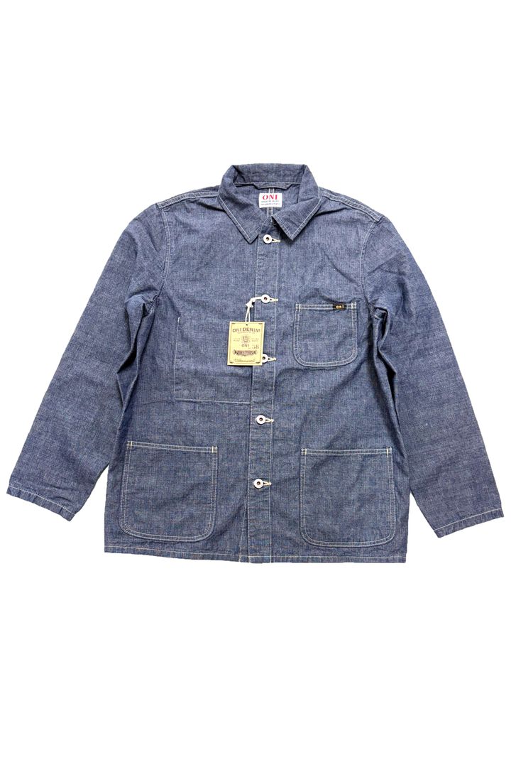 ONI03500-HCSV 8oz Selvedge Chambray Coverall,, medium