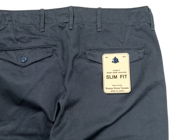WKSOTST2 10.5oz Workers Officer Trousers Slim (NAVY),, small image number 11