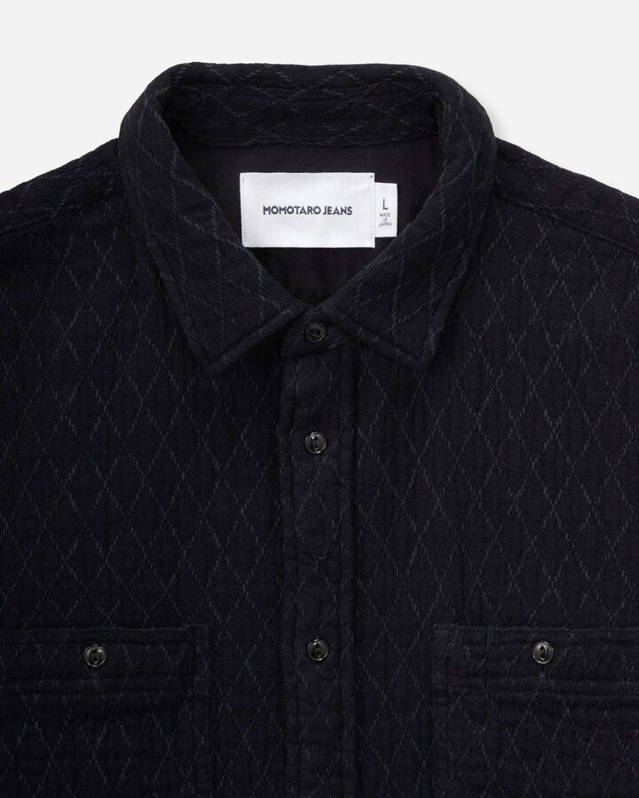 MXLS1041 SASHIKO WORK SHIRT,ID, medium image number 2