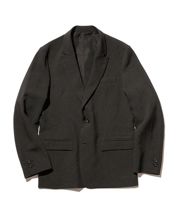M-18110 RETORO POLYESTER OXFORD / 2B SEMI PEAKED LAPEL JACKET (4 COLORS)