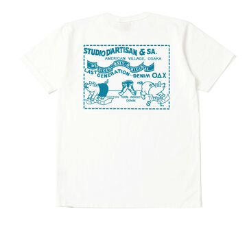 8235 US Cotton Standard Print T-shirts,WHITE, small image number 1