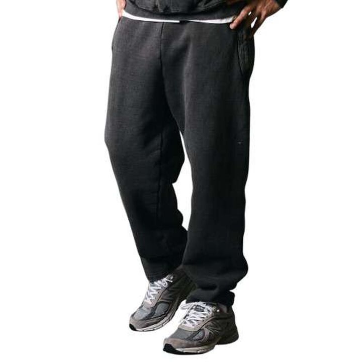 BR-3049PG WIDE TAPERED PANTS PIGMENT DYE (BLACK),BLACK, medium image number 9