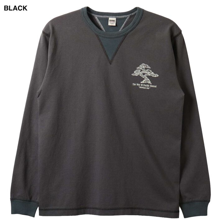 BR-26359 COZUN "BONSAI" LONG SLEEVE GUSSET-T (7COLORS),RED, medium image number 4