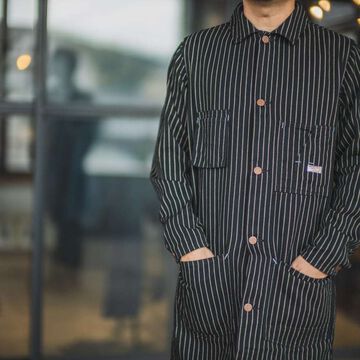 TCB 10oz Shop Coat Tabby's Coat Black Wabash,, small image number 10