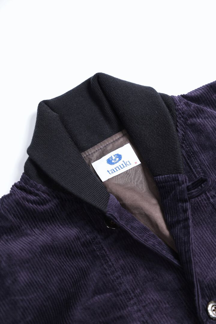 TNK501SZA 'Sazanami' Corduroy Jacket-INDIGO-M,INDIGO, medium image number 7