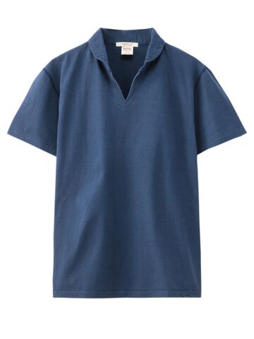 BR-7100 vintage skipper polo (5 Colors)-NAVY-L,NAVY, small image number 3