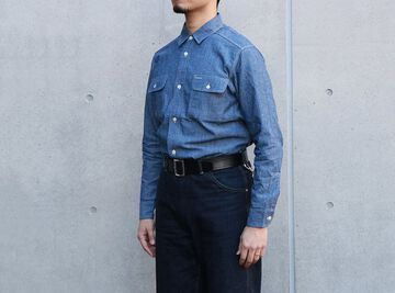 TR-SH04 Harvest Long Sleeve Shirt-INDIGO-L,INDIGO, small image number 11