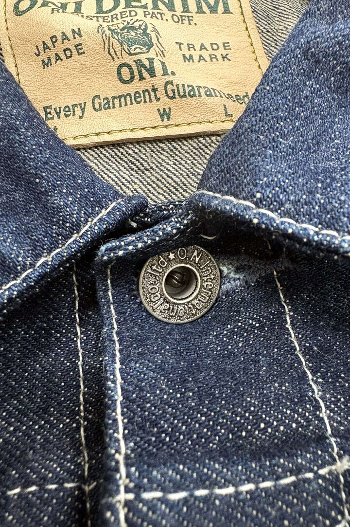 ONI03517-Ishikawadai Ishikawadai Denim Old Design Jacket,, medium image number 3