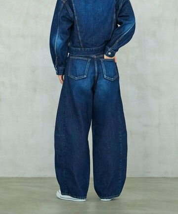 STPT6003 11.5oz PANEL JEANS【WOMEN'S】,LIGHT INDIGO, small image number 2