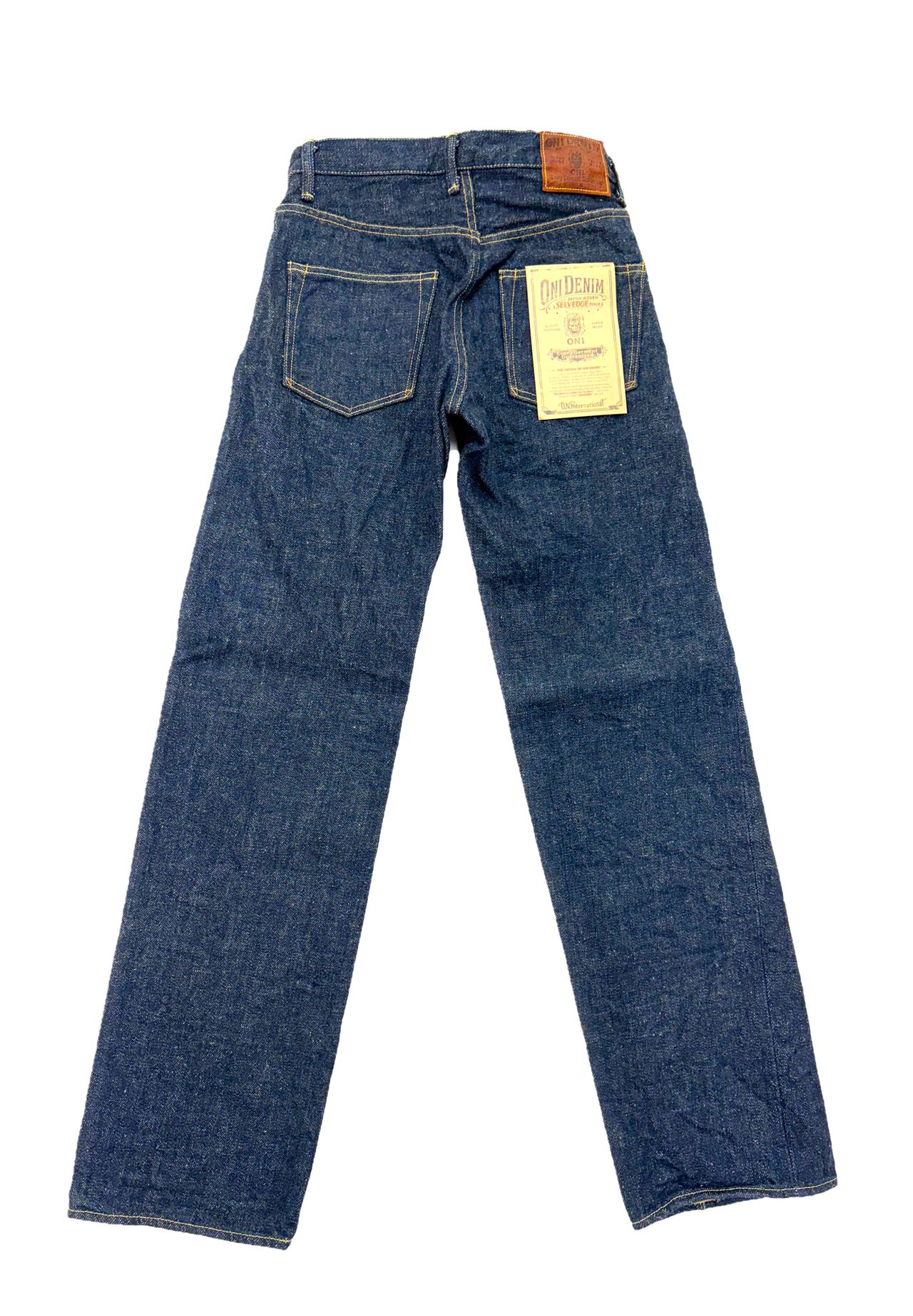 DENIMIO ONI200ZR-KAB 20oz Secret Denim Wide Straight Kabuki Selvedge