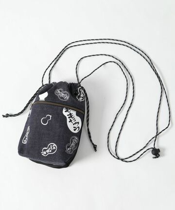 MZBG0039 11.5OZ Denim Drawstring Bag,, small image number 2