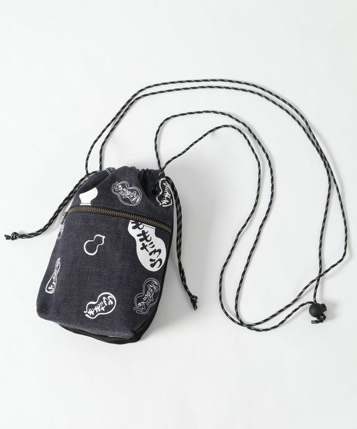 MZBG0039 11.5OZ Denim Drawstring Bag,INDIGO, medium image number 2