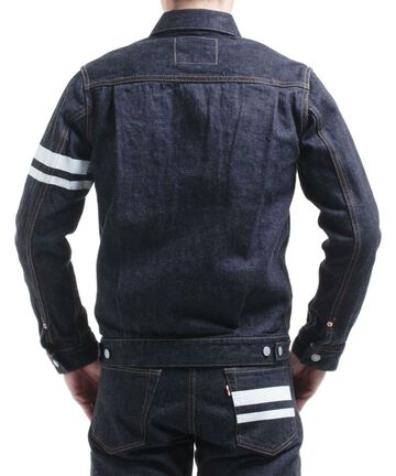 2105SP 15.7oz DOUBLE POCKET DENIM JACKET-One Washed-44,, small image number 1