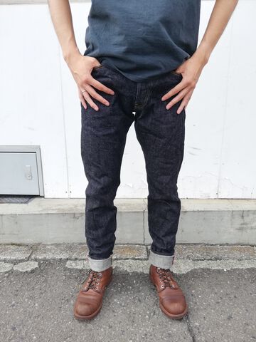 ONI-922HM-NXX 17oz "Hand-Sewn" High Rise Relax Tapered New XX Low Tension Slub Denim,, small image number 25