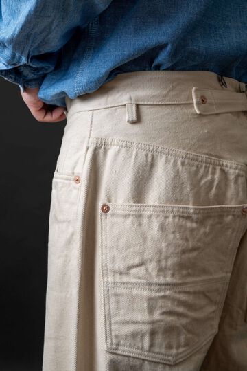 M101S (66) 14oz SEA ISLAND WAIST OVERALL,, small image number 14