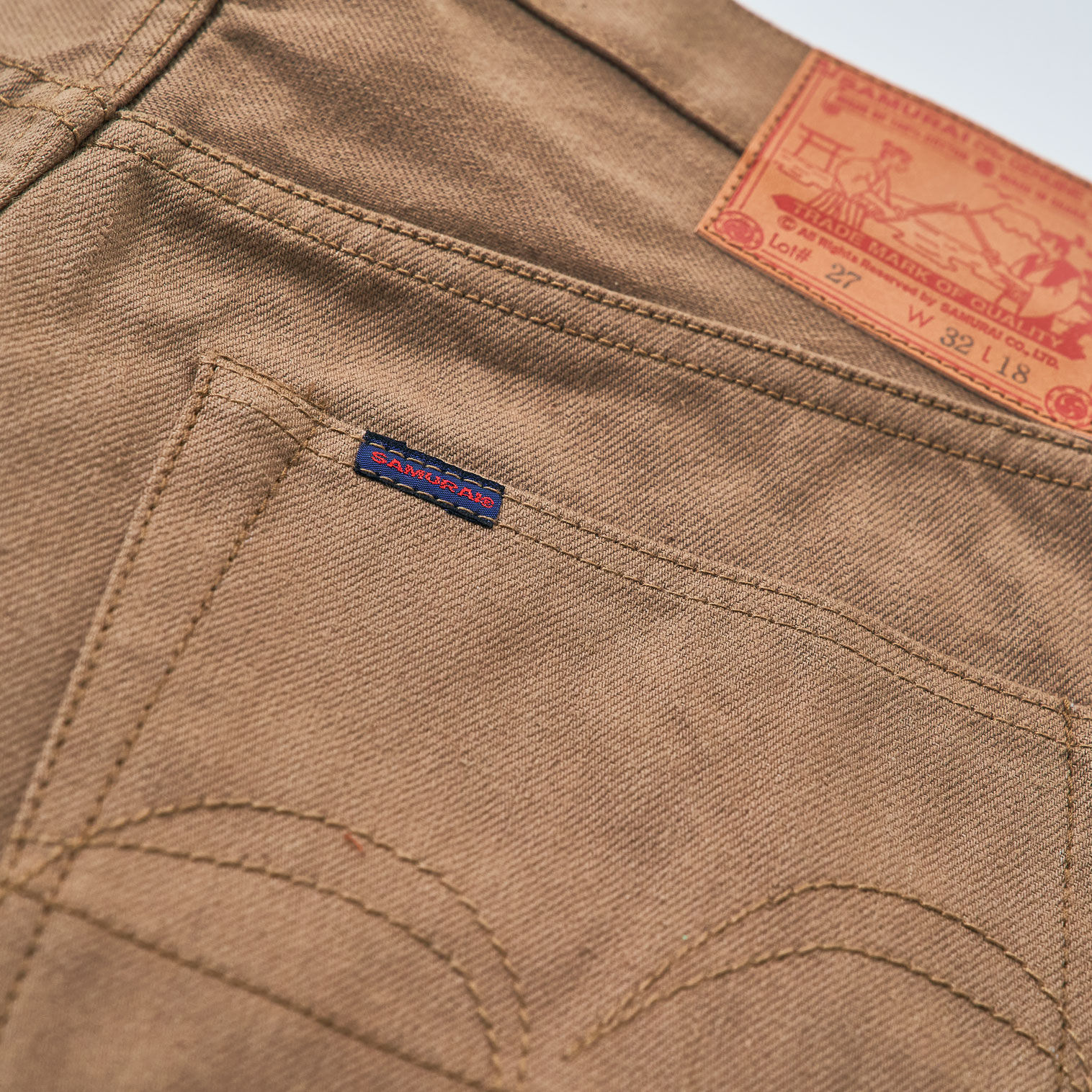 DENIMIO | S310SP 15OZ JEANS SHORT PANTS (INDIGO, KHAKI)