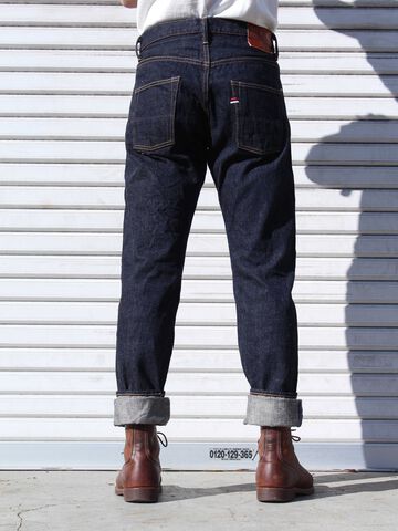 NHT 16.5oz "Natural Indigo" High Tapered-One washed-28,, small image number 2