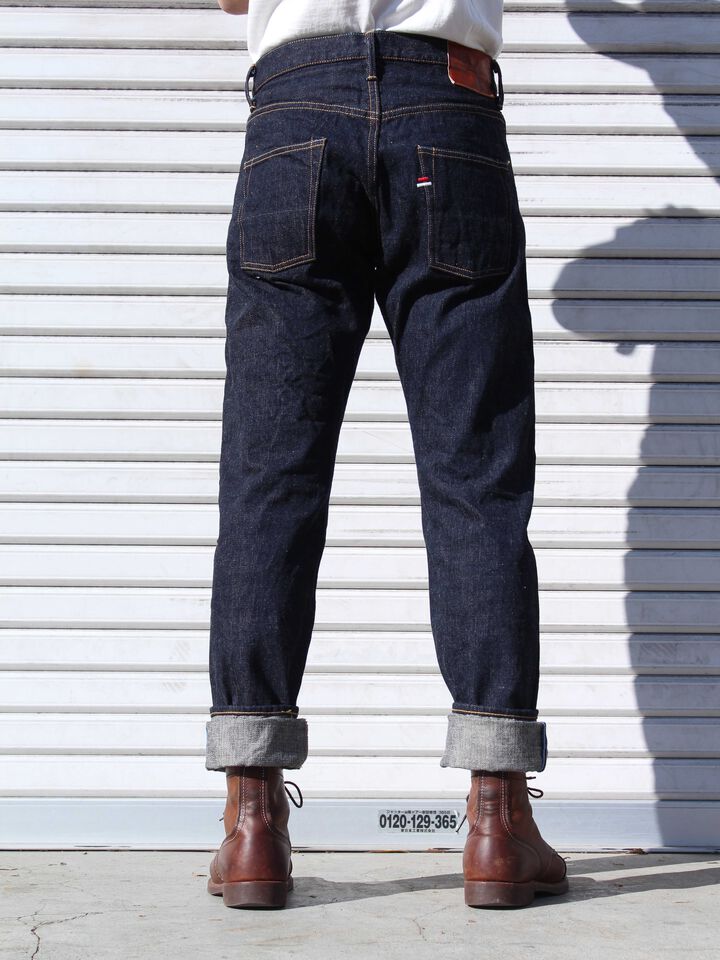 NHT 16.5oz "Natural Indigo" High Tapered-One washed-28,, medium image number 2