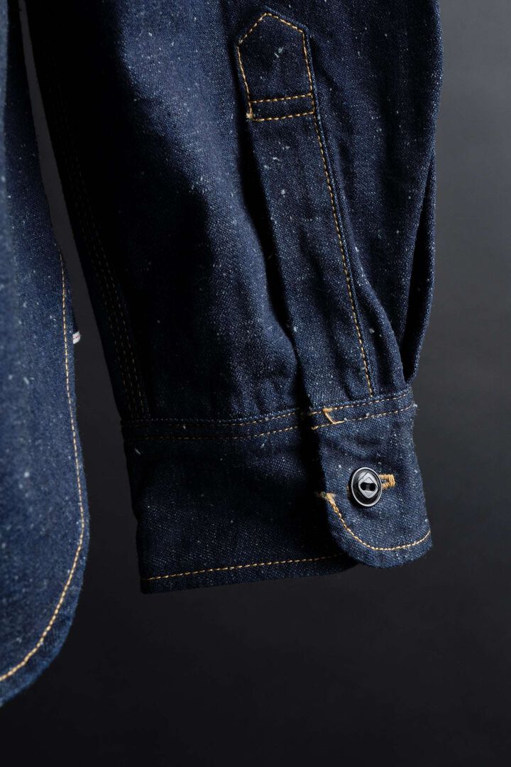 MS005E (001) 10oz SELVADGE DENIM WORK SHIRTS,, medium image number 7